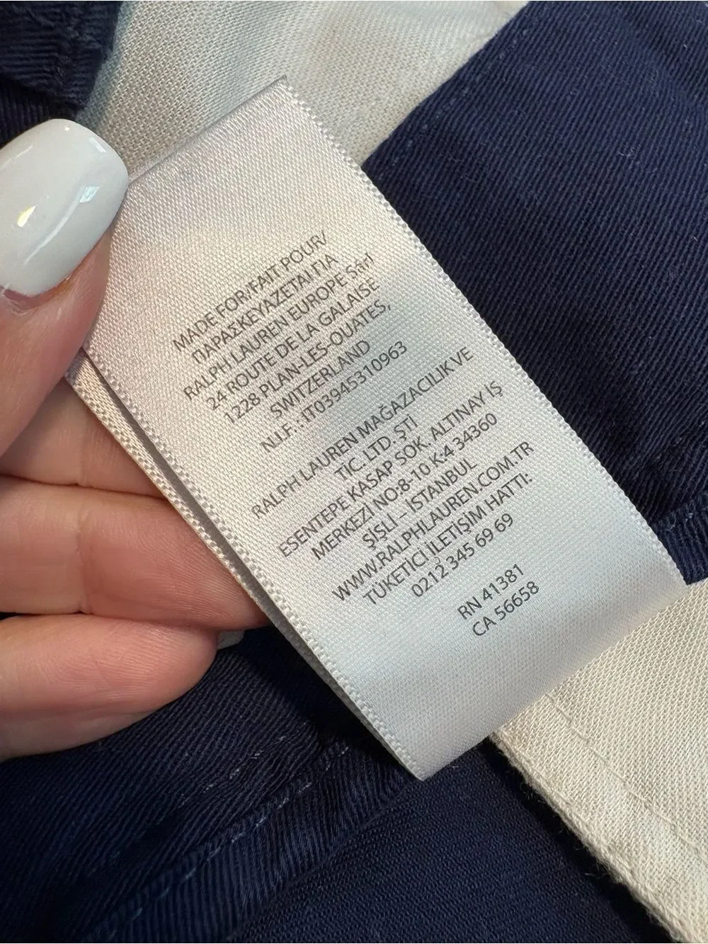 Polo Ralph Lauren questions leave